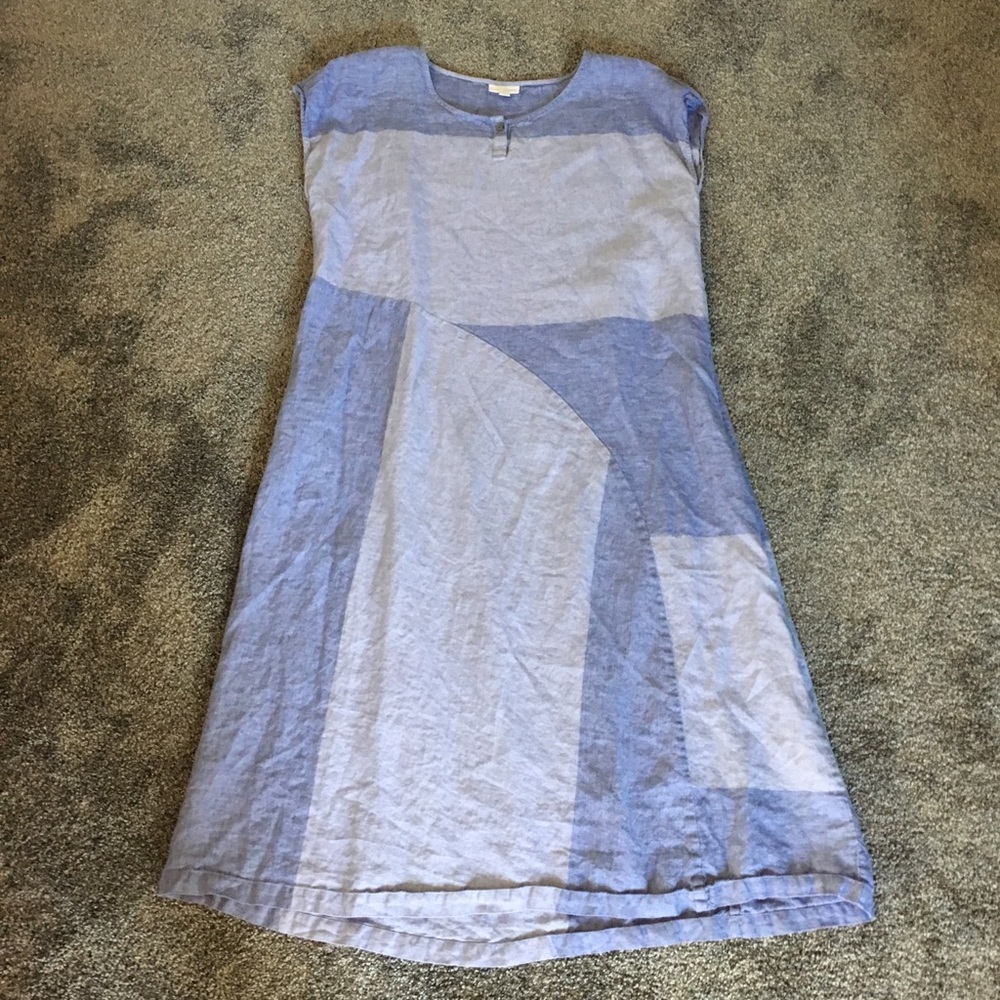J. Jill linen patchwork dress